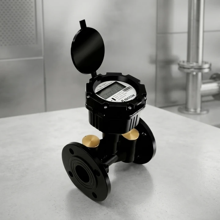 Elecproflu | Tienda de Dispositivos de Medición y Control 1 12 Medidor de flujo tipo turbina operando en sistema hidráulico industrial de agua potable