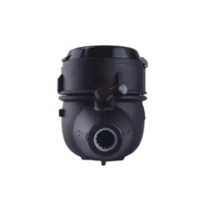 Medidor de agua chorro múltiple LP-15 NOM clase B de 190 mm Equysis, vista frontal de la entrada de agua