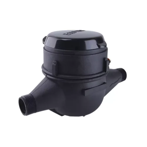Medidor de agua chorro múltiple LP-15 NOM clase B de 190 mm Equysis - vista general Medidor de agua chorro múltiple LP-15 NOM clase B de 190 mm Equysis, vista en perspectiva del medidor