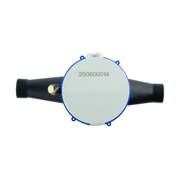 Medidor de agua chorro múltiple LPC-C clase C de 190 mm Equysis, vista superior del registro de vidrio